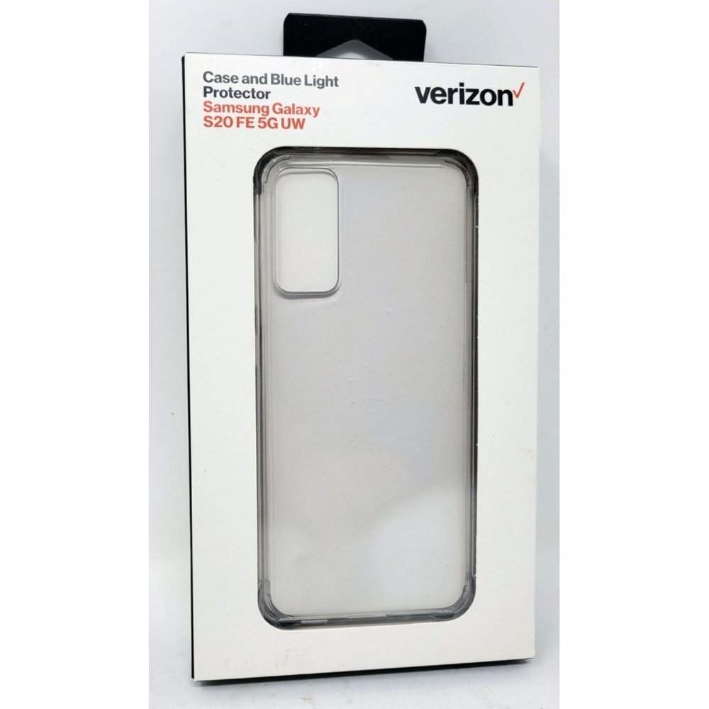 Verizon Clear Case & Blue Light Screen Protector for Galaxy S20 FE 5G UW